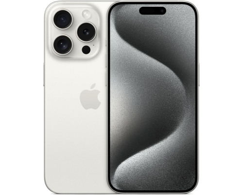 Apple iPhone 15 Pro 256GB Dual: nano SIM + eSim titanium white (титановый белый)