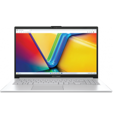 15.6" Ноутбук ASUS Vivobook Go E1504, AMD Ryzen 5 7520U, 16Gb/512Gb, без ОС, серебро