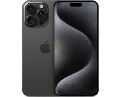 Apple iPhone 15 Pro Max 256GB Dual: nano SIM + eSim titanium black (титановый чёрный) новый, не актив, без комплекта