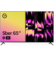 65" Телевизор Sber SDX-65U4124B, 4K UHD, 60 Гц, Салют ТВ