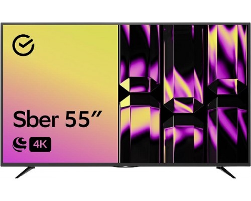 55" Телевизор Sber SDX-55U4127, UHD 4K, RAM 2Gb