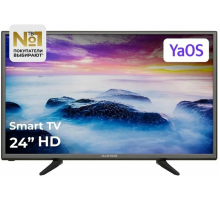 24" Телевизор Hartens HTY-24H06B-VZ черный (Smart TV)