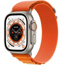 Apple Watch Ultra GPS + Cellular, 49 мм, корпус из титана, ремешок Alpine (S) цвета orange (оранжевый)