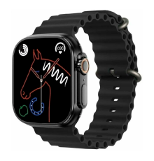 Смарт часы Hoco Watch Y12 Ultra Black (черные) (китай)ㅤ