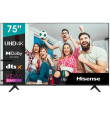 75 Телевизор Hisense 75A6BG, 4K Ultra HD, черный